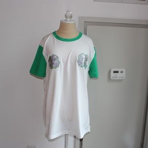 NWOT PINK St. Patrick's Day Sequin Tee